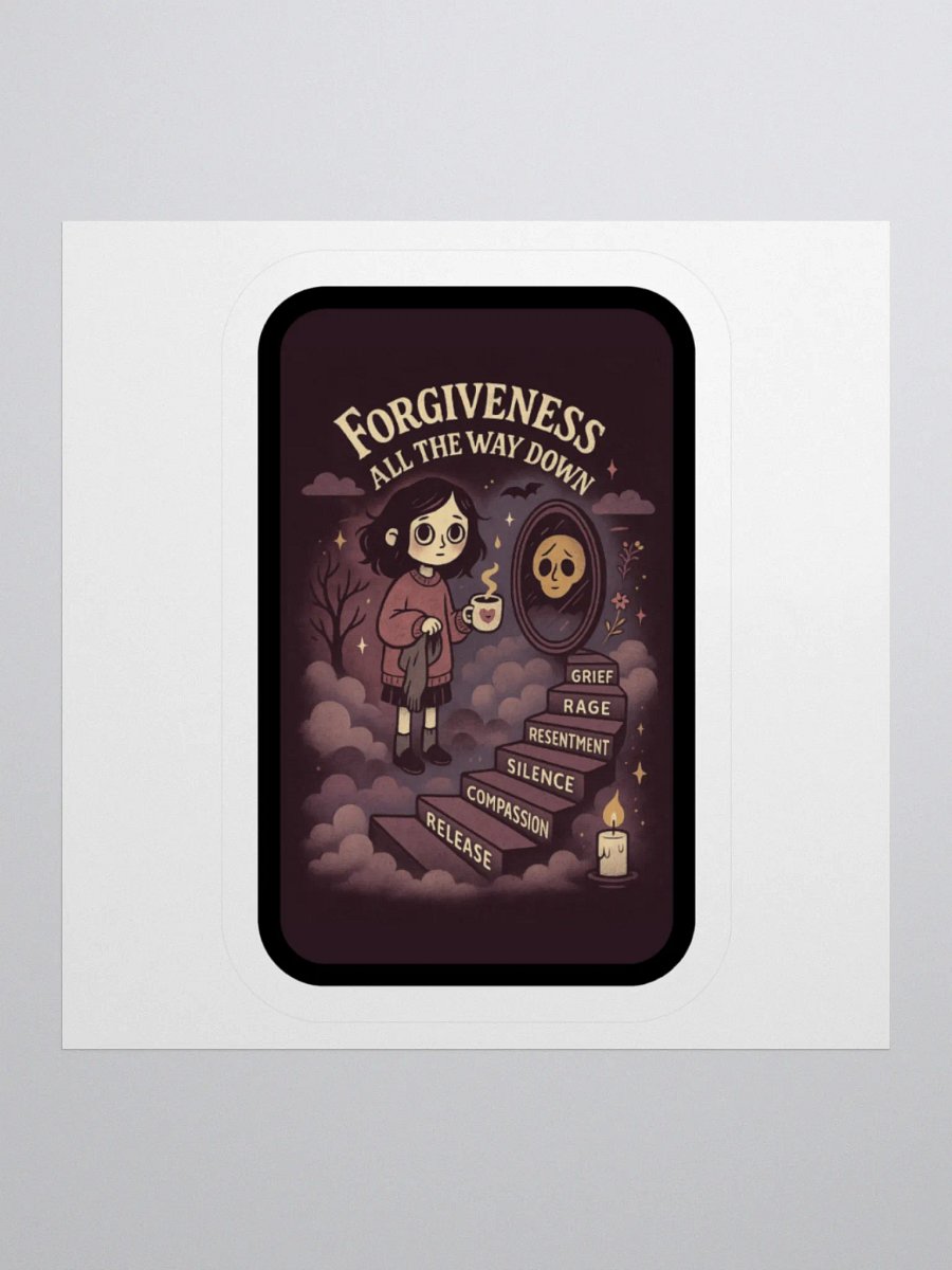 Forgiveness All The Way Down Sticker product image (1)