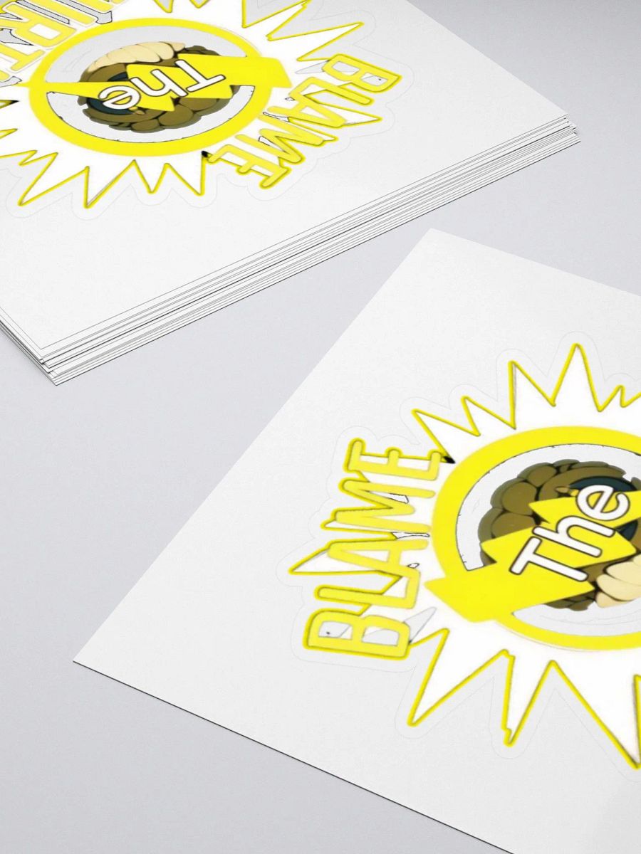 Blame The Turtle! Sticker product image (10)