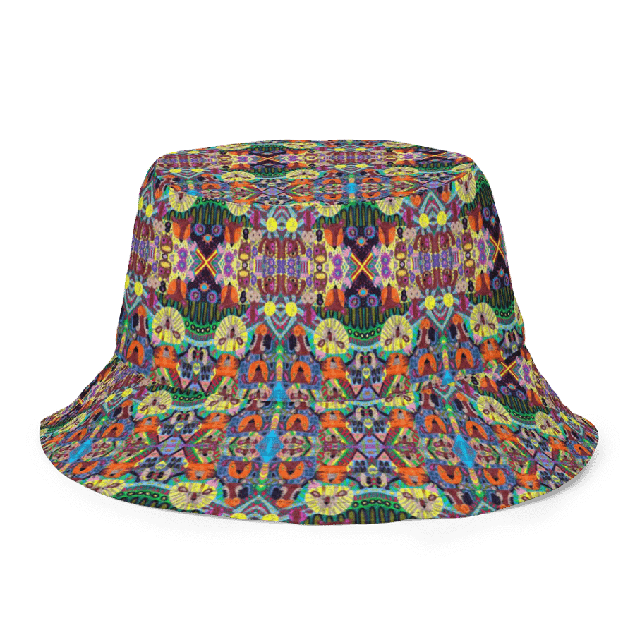 Abstract Doodle Art Animals Unisex Bucket Hat product image (7)
