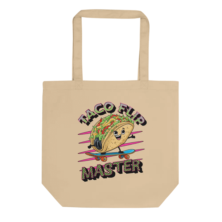 Taco Flip Master Eco Tote Bag product image (1)