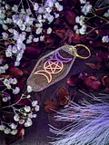 Pentacle Moon Protection Keychain product image (1)