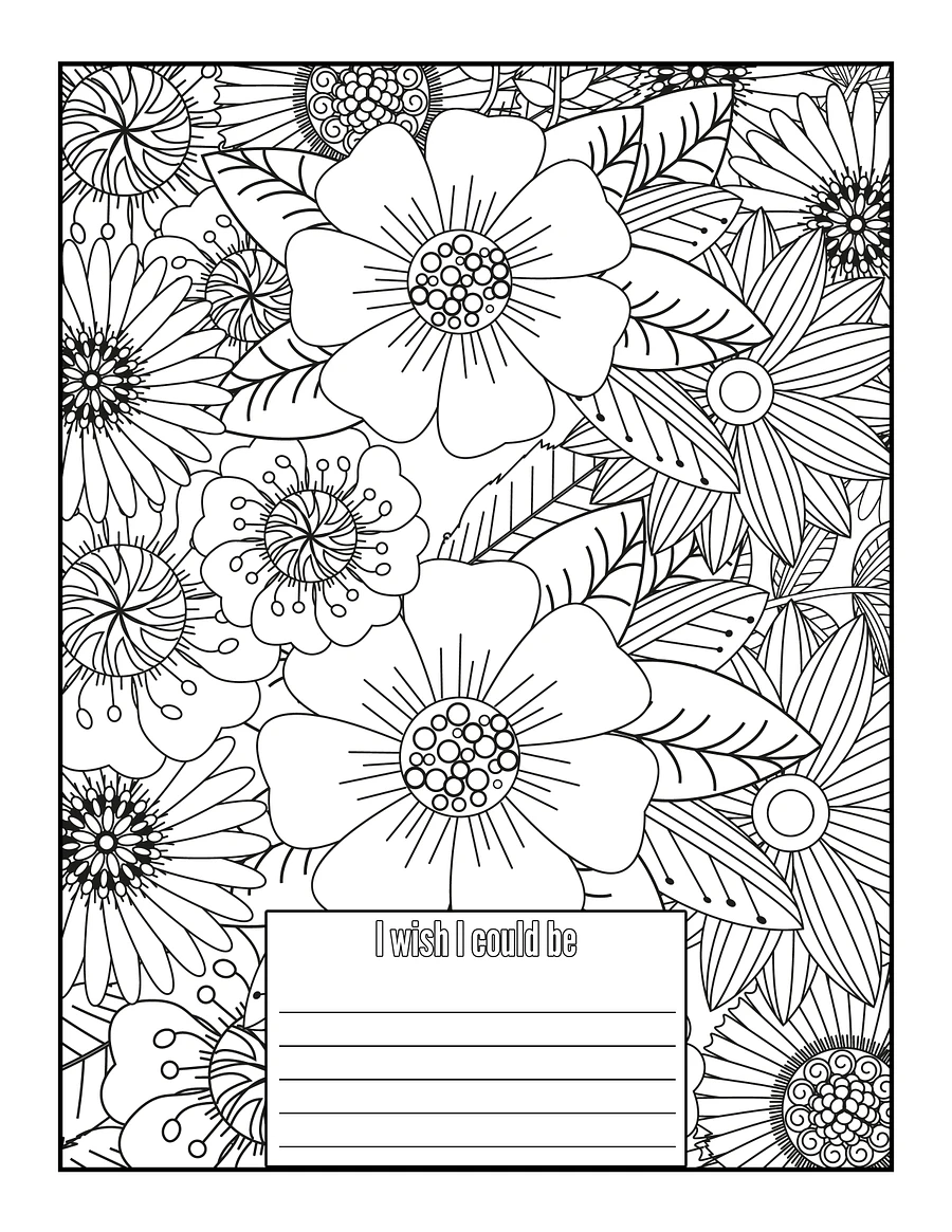 Color Me Grateful All in One Coloring Book & Gratitude/Affirmation Journal for Adults and Kids Ages 8+ product image (3)