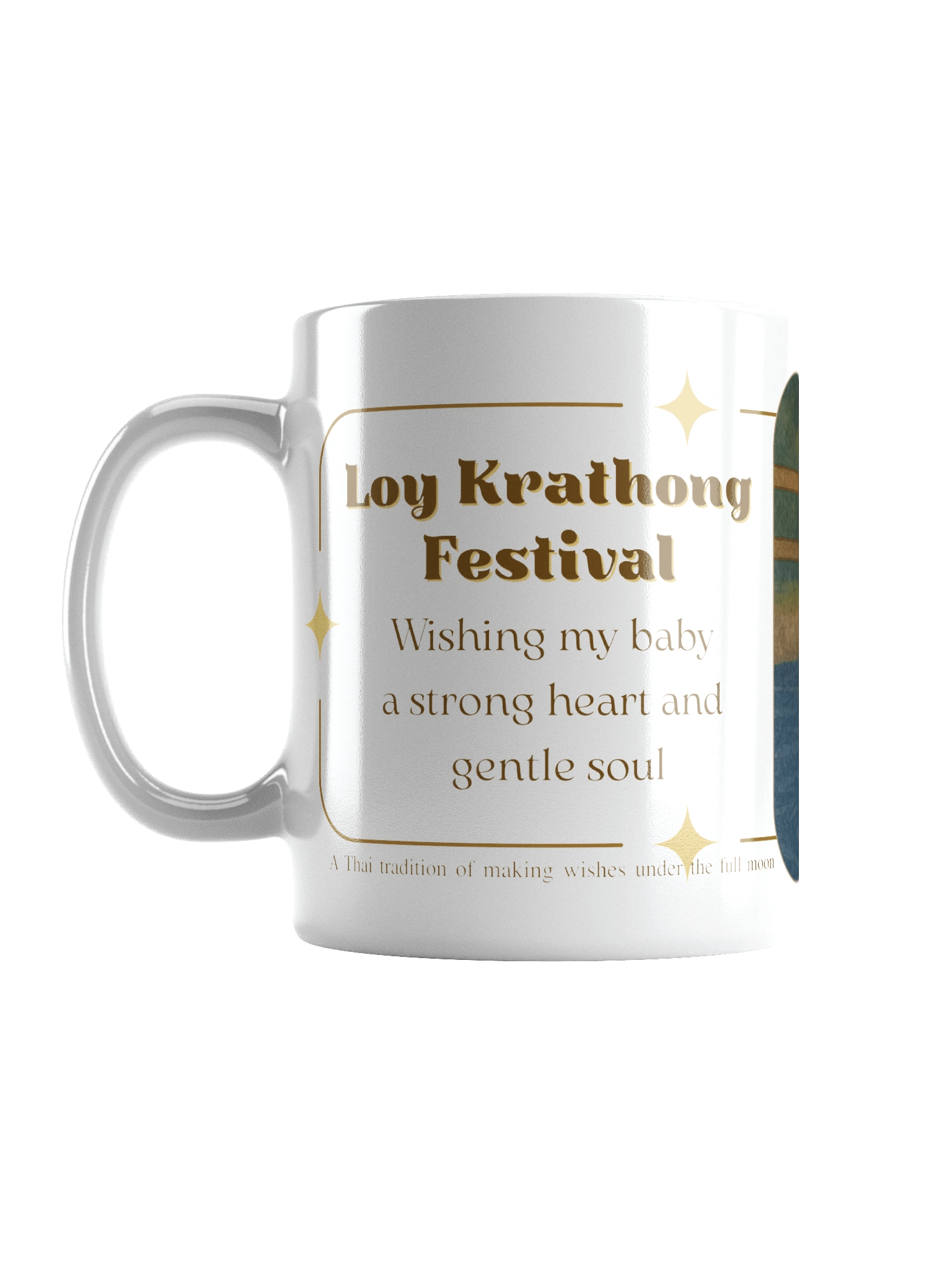 Loy Krathong Wishes Ceramic Mug product image (2)