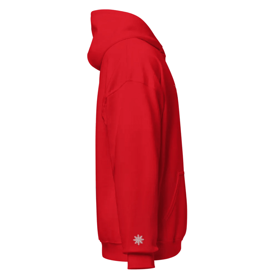 Christmas Embroidered Hoodie - Front & Sleeve Design Snowflake Classic Hoodie product image (5)