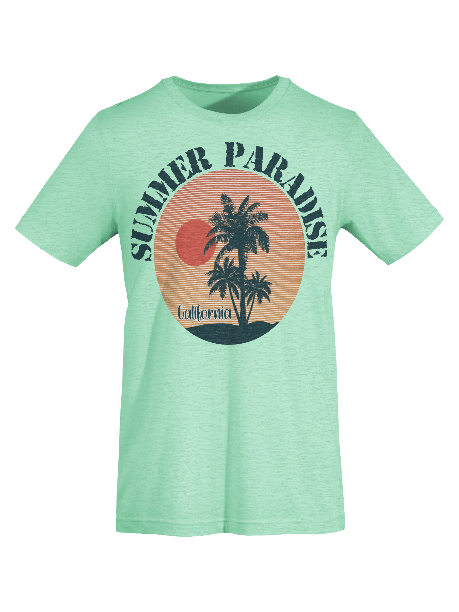 Stylish Sunset Paradise T-Shirt for California Summer Vibes product image (60)