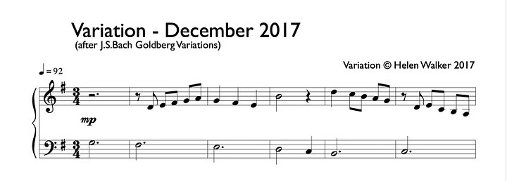 Variation - December 2017 (Piano) product image (1)