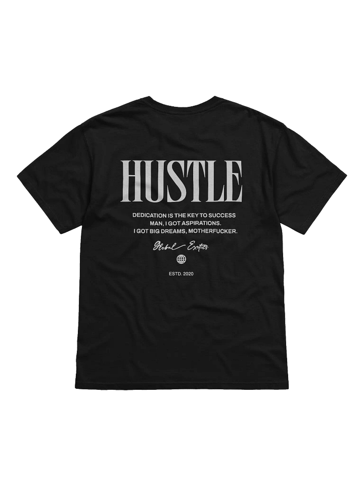 Premium Hustle Heavyweight Tee By Global Exotics product image (2)