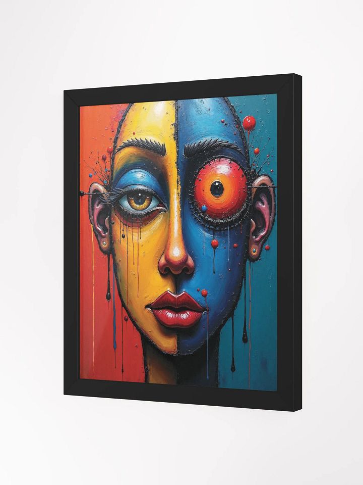 Surreal Split-Face Framed Print product image (7)