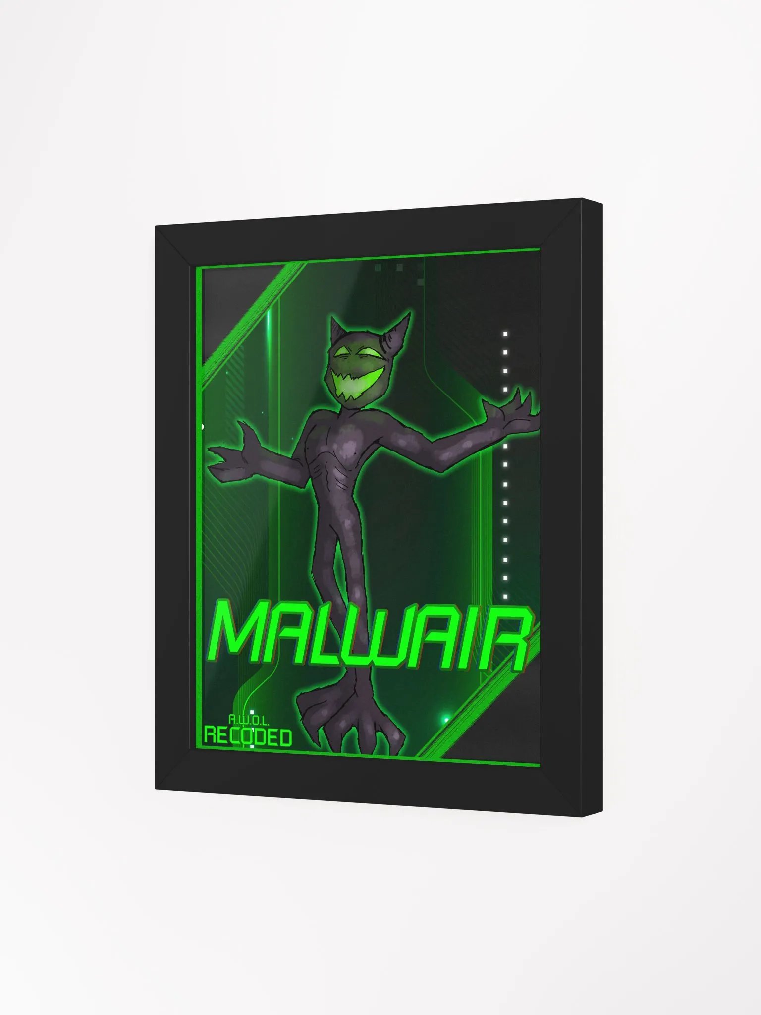 A.W.O.L. // RECODED - Malwair Framed Poster product image (3)