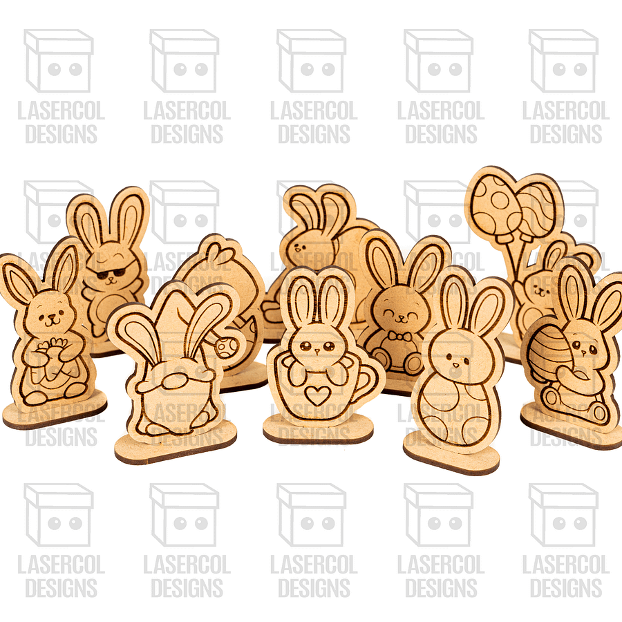 Easter Cutouts With Base Set 5 - Laser Cut Files product image (10)