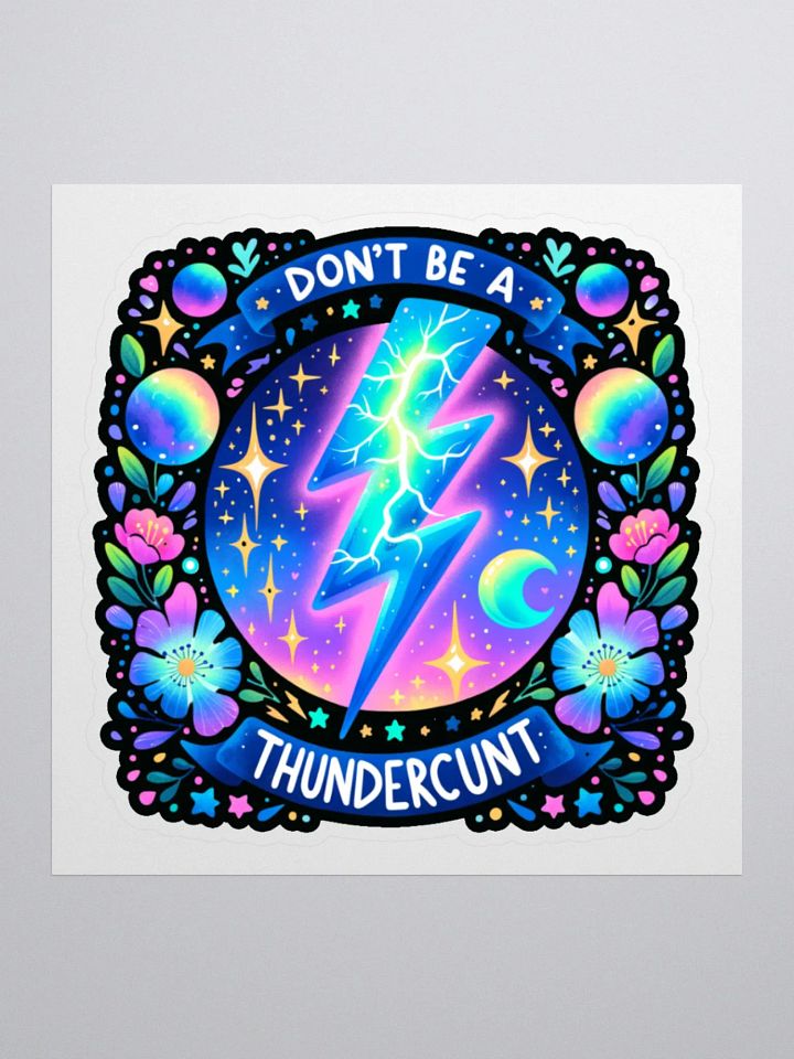 Thunderbolt Kiss Cut Sticker product image (3)