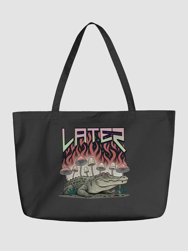 Later Alligator Mushroom Fiery Organic Tote product image (5)