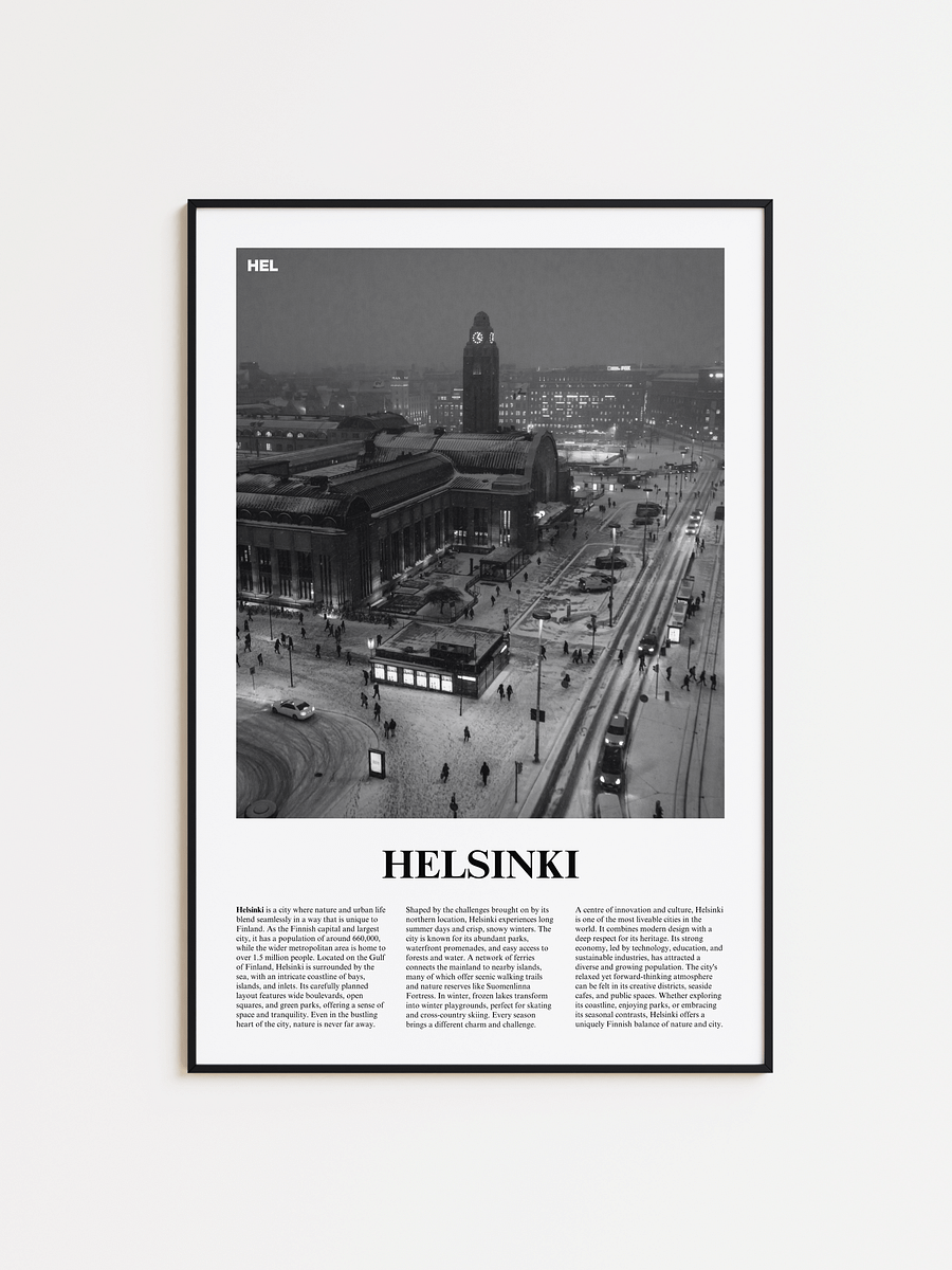 Helsinki 04 Newspaper Poster product image (1)