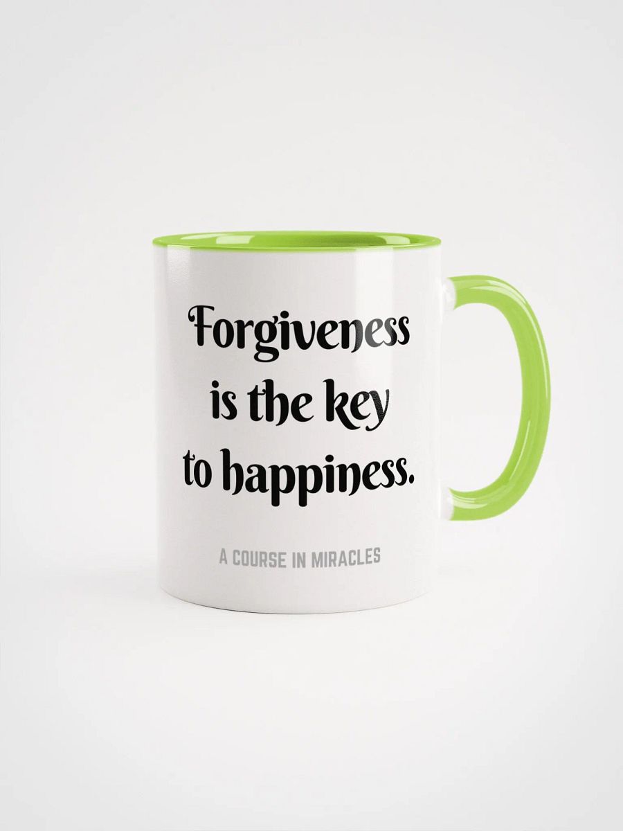 Forgiveness is the key to happiness - ACIM Inspirational Mug product image (13)