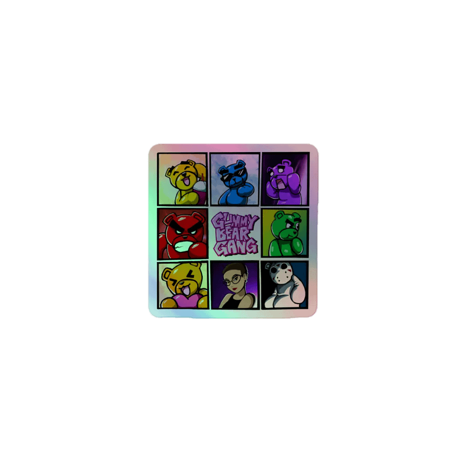 GBG Holographic Sticker Sheet product image (1)