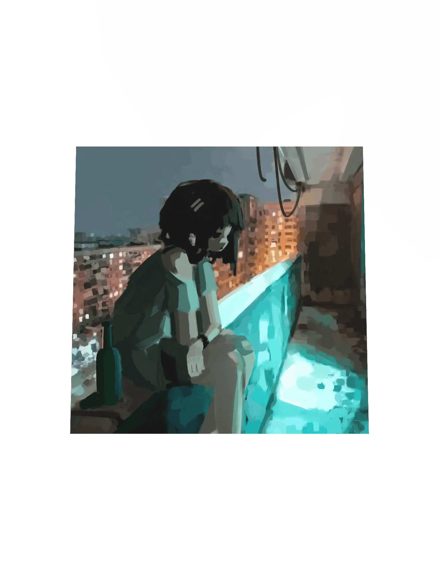 Night Balcony Poster product image (18)