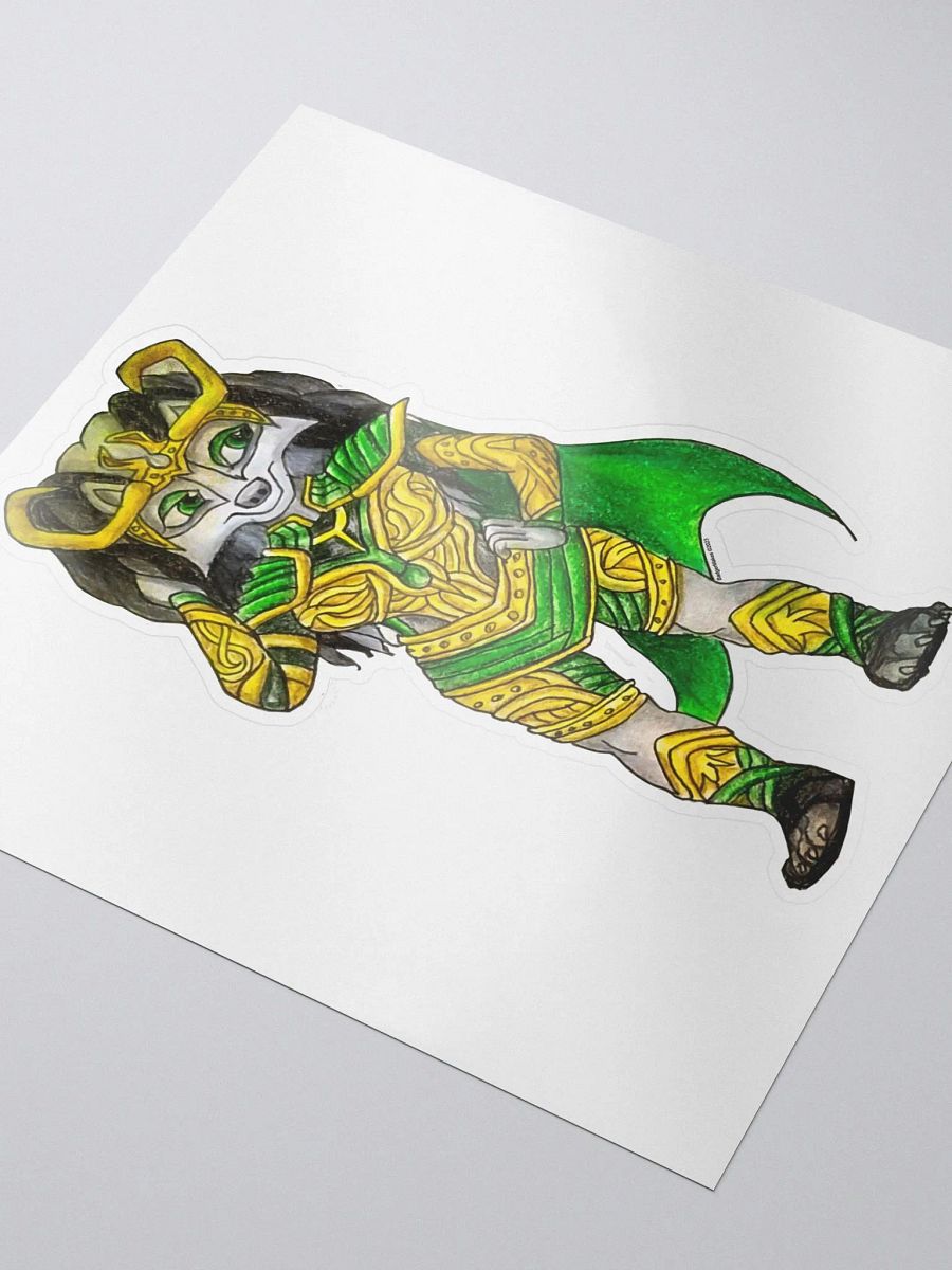 Lady Mischief Badger Sticker product image (3)