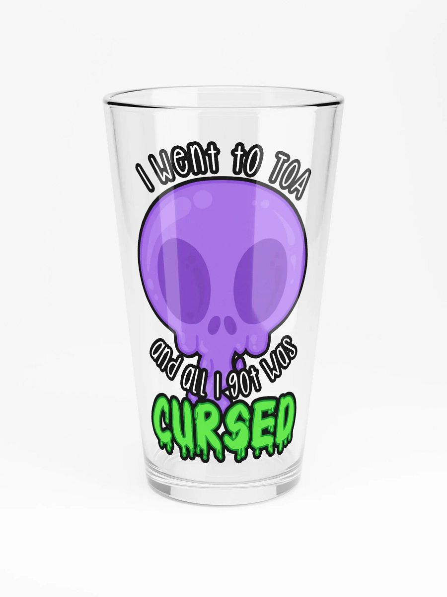 All I Got Was Cursed - Warlock - Pint Glass product image (3)