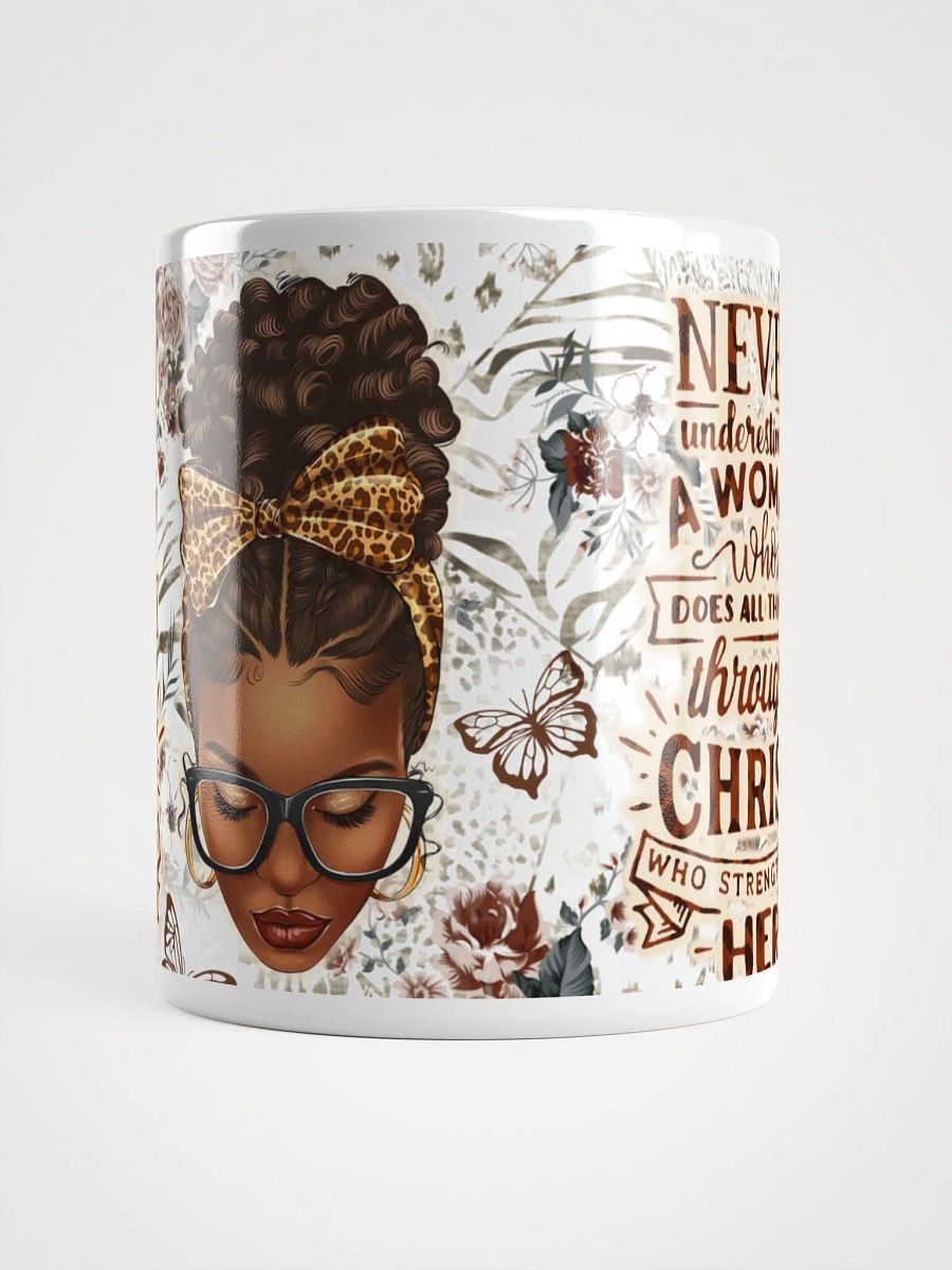 Bible Quote Christian Bible Verse Mug | Inspirational Scripture Coffee Mug | Faith-Based Gift | Melanin Woman Christian Mug | Religious Bible Quote Mug product image (14)