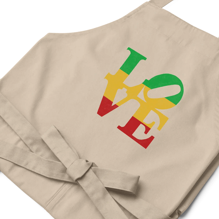 Rasta Love Cotton Twill Natural Apron product image (2)