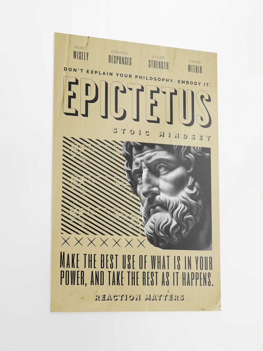 Epictetus Stoic Virtues Matte Paper Poster product image (4)