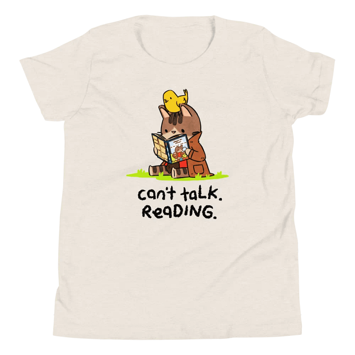 reading t-shirt (kids) product image (1)