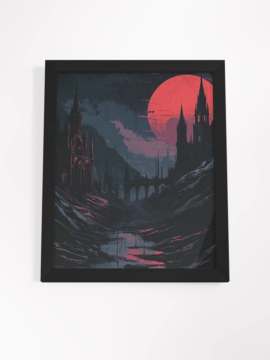 Red Eclipse Cathedral Framed Print product image (20)