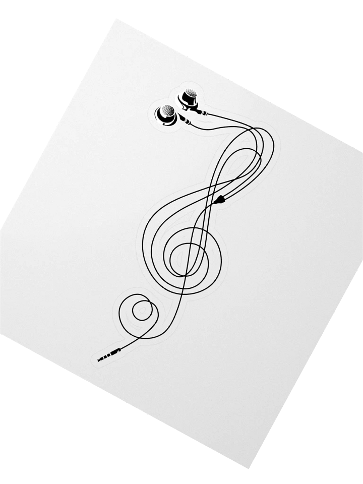 Earbud Clef sticker product image (2)