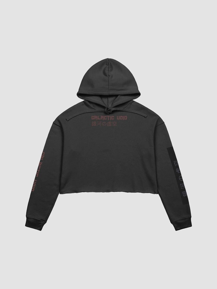 Galactic Void Fleece Crop Hoodie WOMANS product image (1)