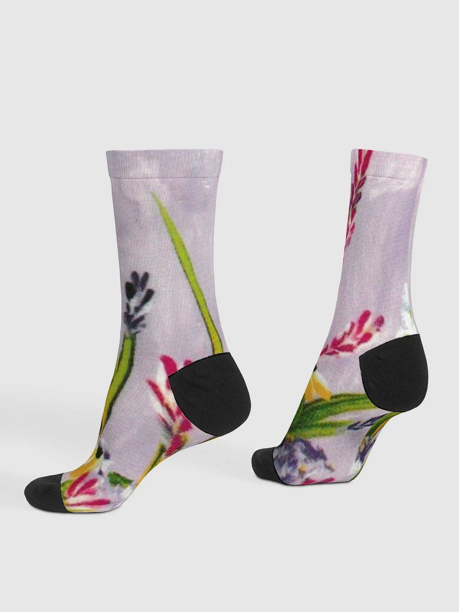 Floral Harmony Sustainable Crew Socks product image (4)