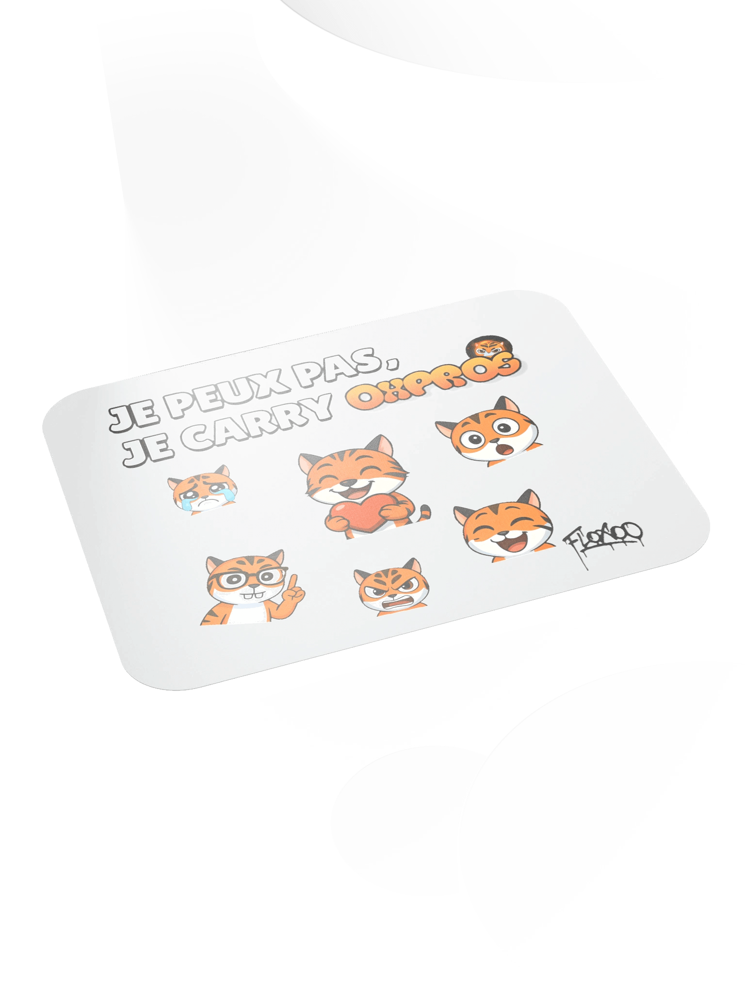 Tapis de souris "Je peux pas je carry Oxpros" product image (4)