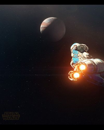 Approach with an escort. #starwars #conceptart #cgartist #blender3d