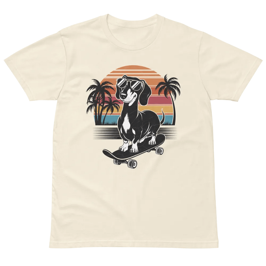 Doxie on a Skateboard T-Shirt product image (36)