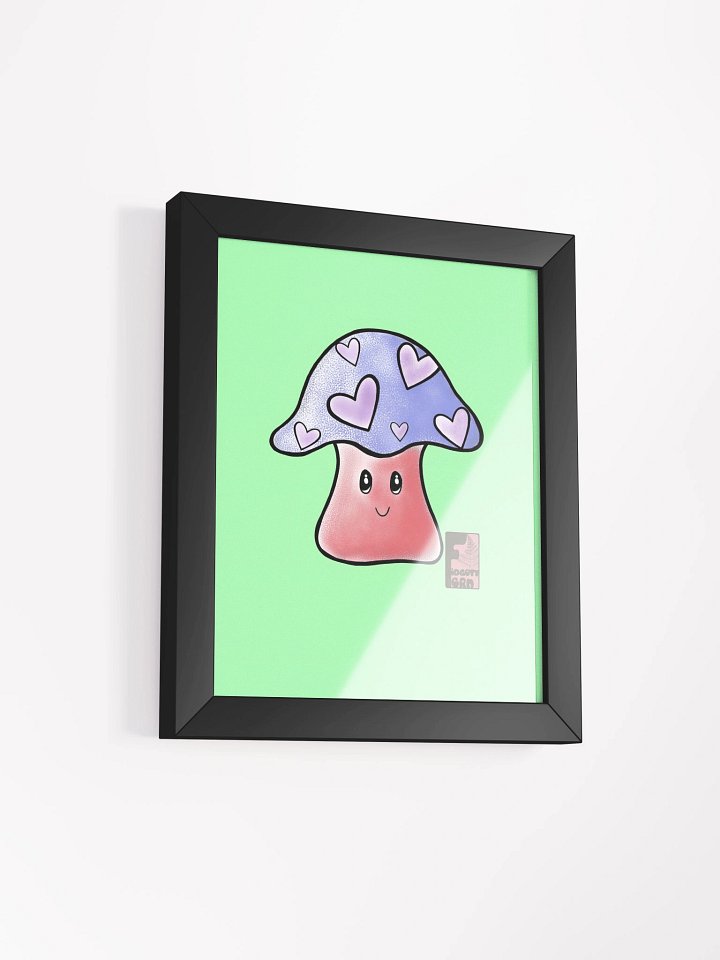 "Mushroom Love" Framed Poster Print product image (2)