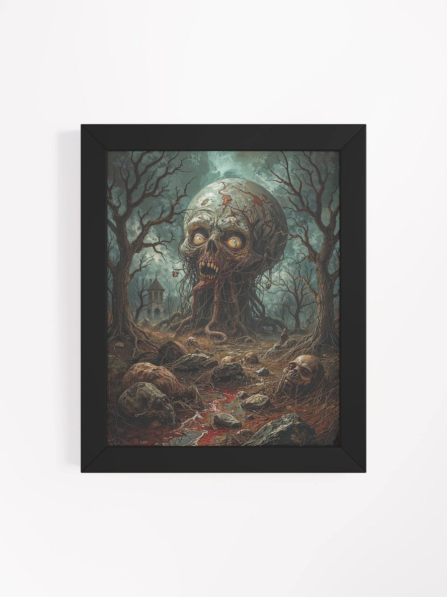 The Skull That Ate the Forest Framed Print product image (22)