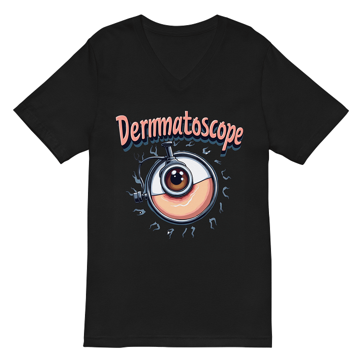 Eye-Catching Dermatoscope Illustrated V-Neck Tee product image (3)