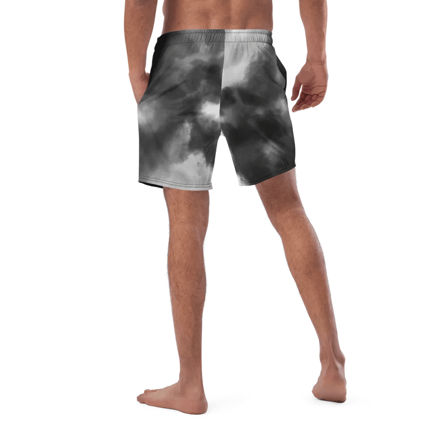 NRG Grunge Logo Swim Trunks (Smoke) product image (5)