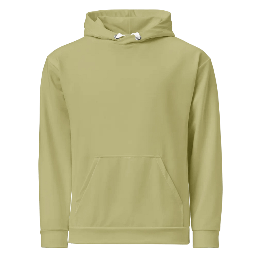 Plain Medium Yellow True Summer Unisex Recycled Polyester Heavyweight Premium Hoodie by Treasure Pie product image (8)