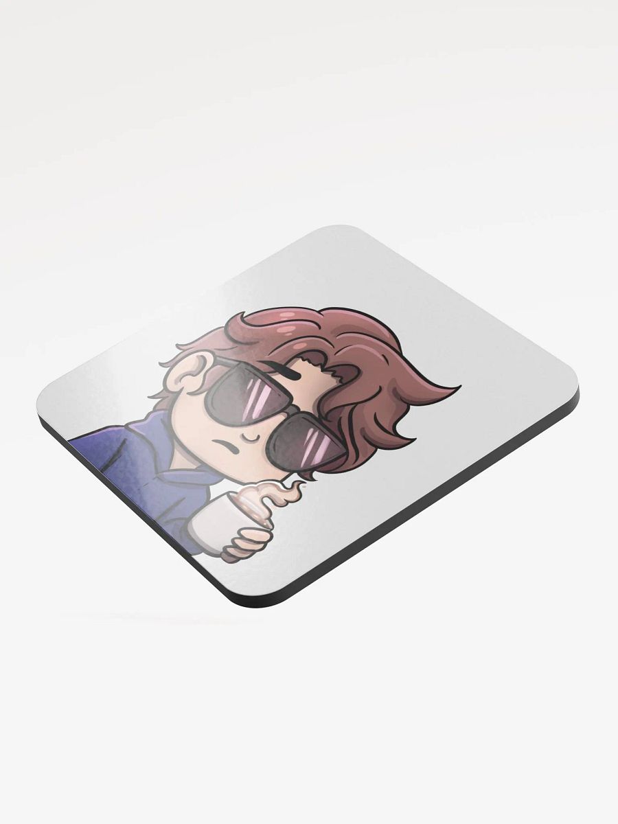 Chibi Wes Morrow Corked Glass Coaster product image (3)