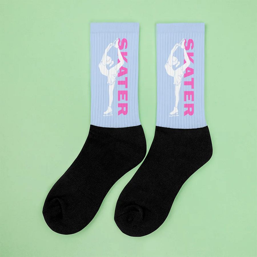 Light Blue SKATER Socks product image (5)