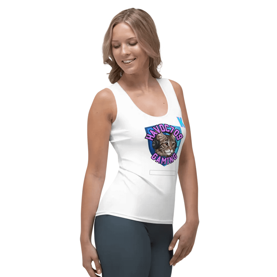 Kitty Krew Ladies 1 Plate Tank Top [white] product image (4)