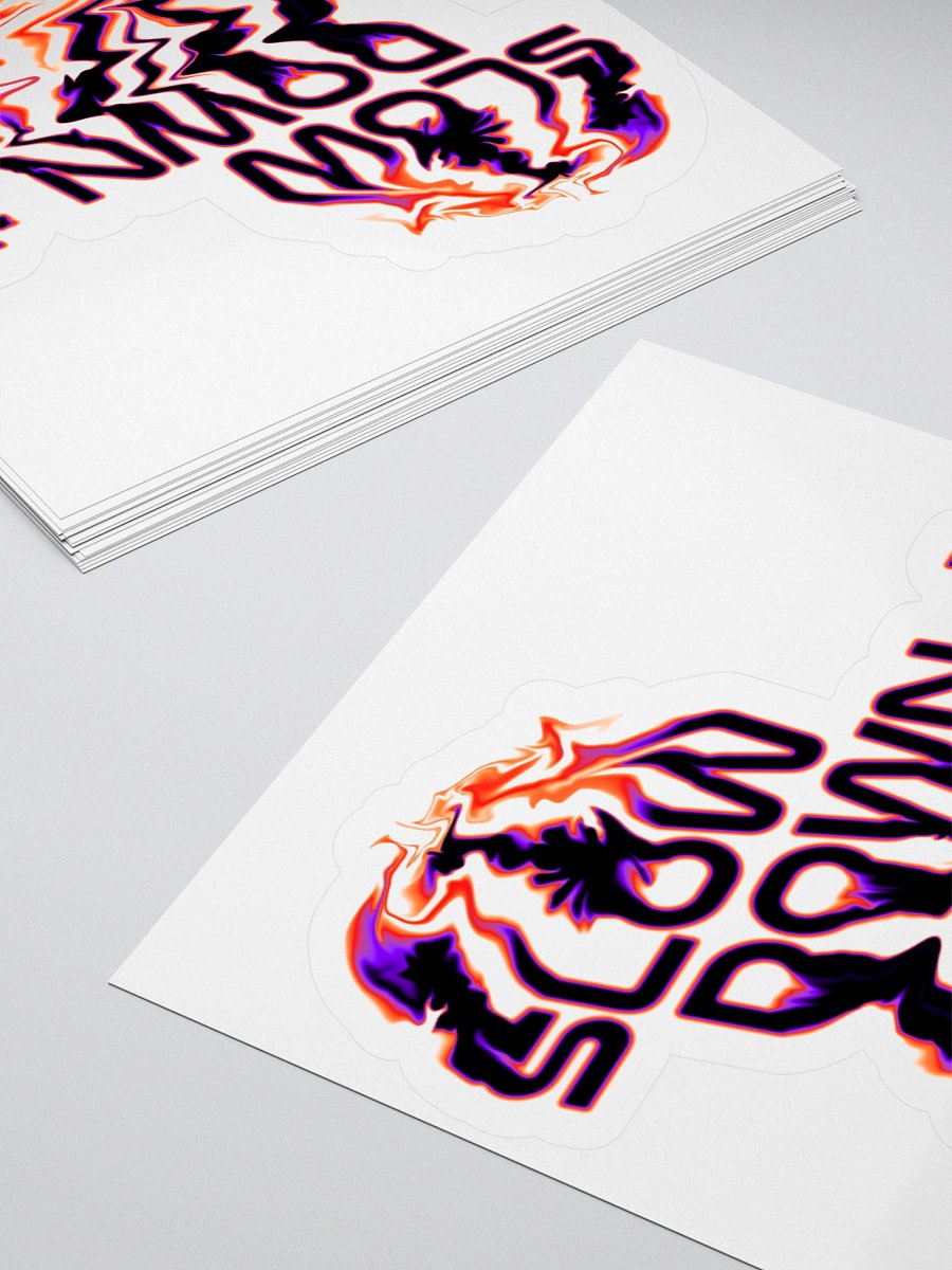 'Slow Down' Distorted Stickers product image (10)