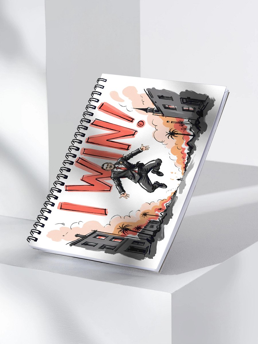 Dynamic Win Art Print – Urban Triumph Spiral Notebook product image (3)