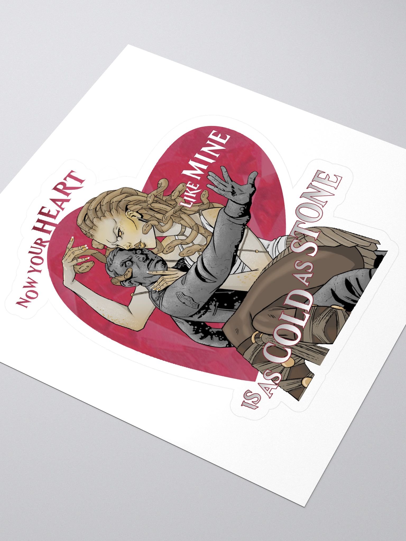 Gorgon - Heart sticker product image (3)