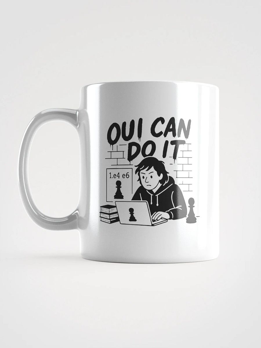 Oui Can Do It - White Glossy Mug product image (17)