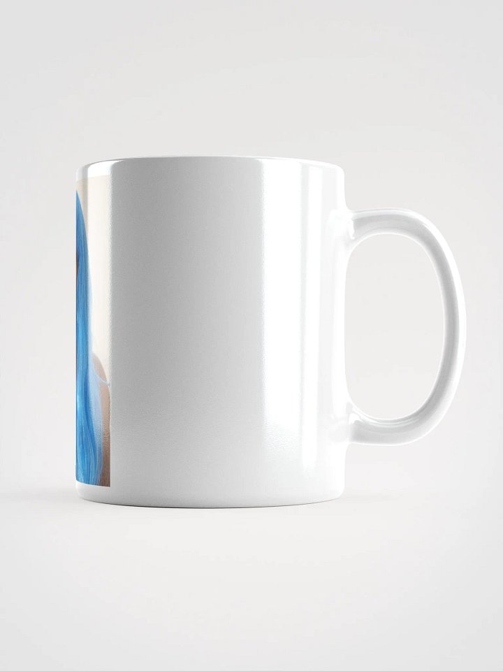 Minimalist Powder Pink Rose White Mug product image (3)