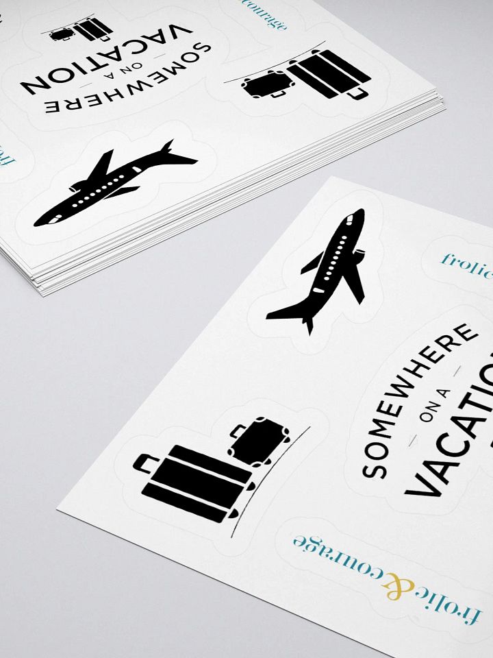 Somewhere on a Vacation Sticker Set product image (2)