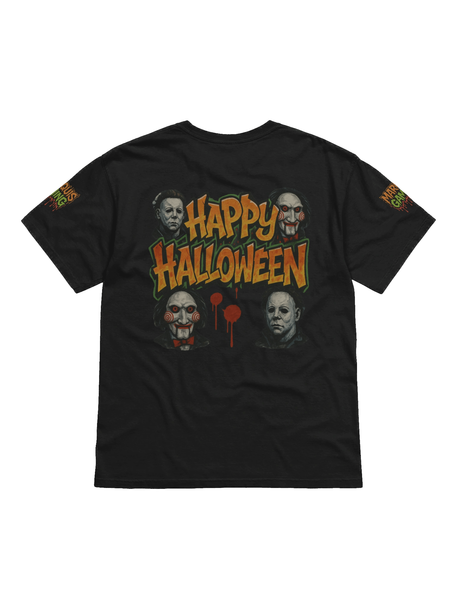 Spooky Halloween Masked Duo T-Shirt product image (5)