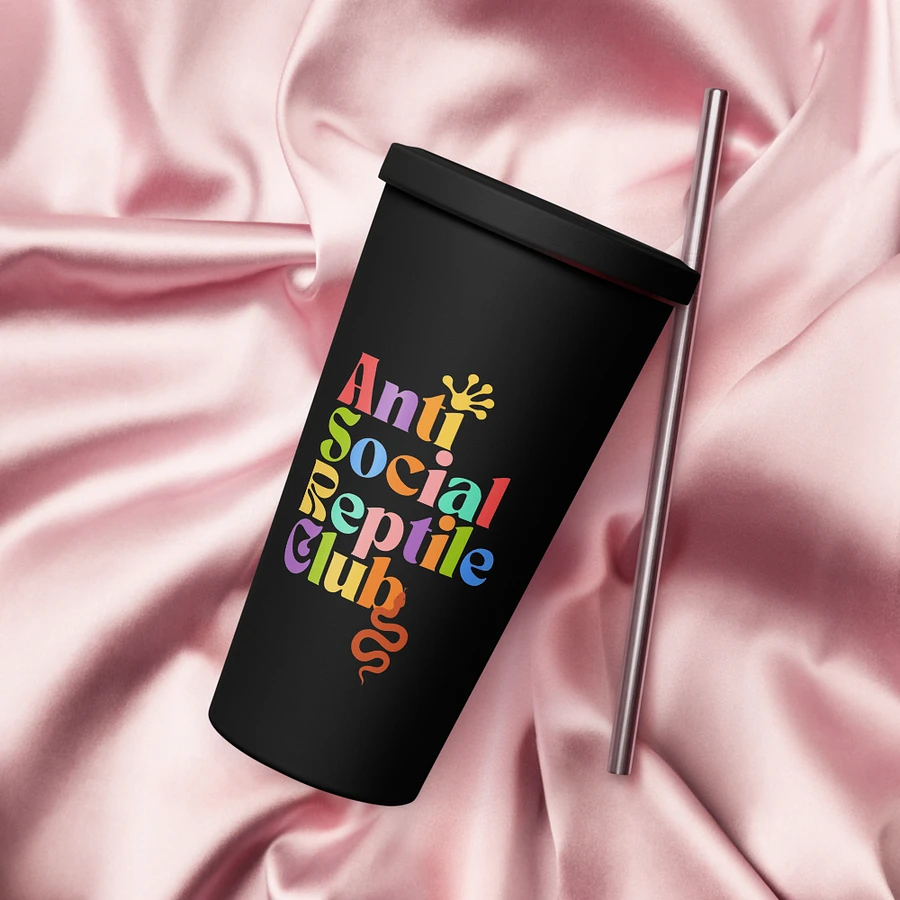 Colorful Insulated Tumbler: Anti Social Reptile Club Edition product image (18)