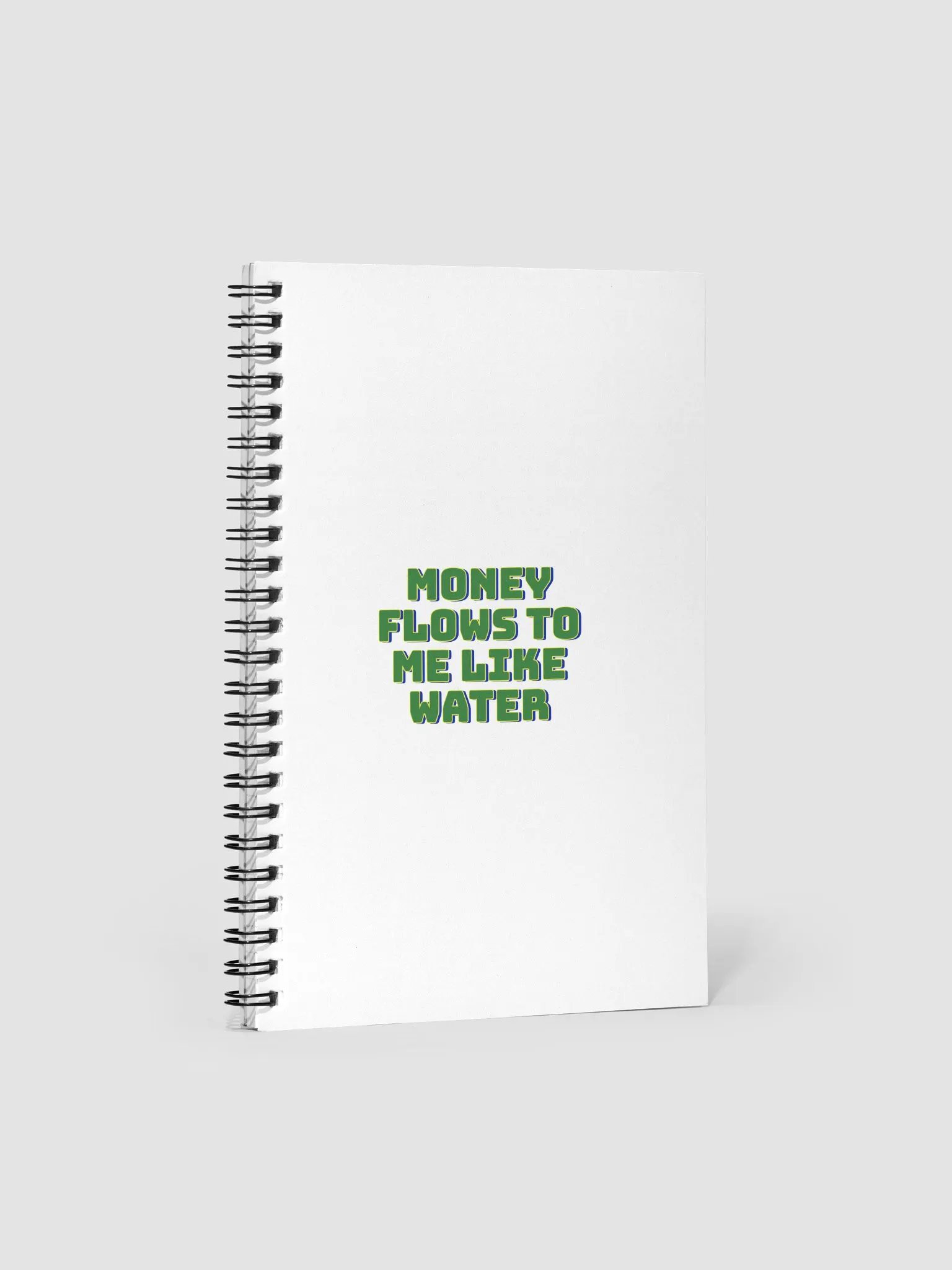 Wealth manifestation Spiral Notebook product image (1)